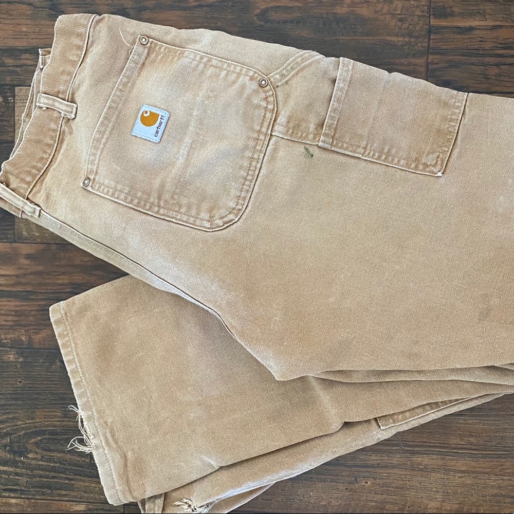 Carhartt work pants 34x34 double front